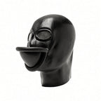 Masque d'urinoir en caoutchouc, noir, taille 41