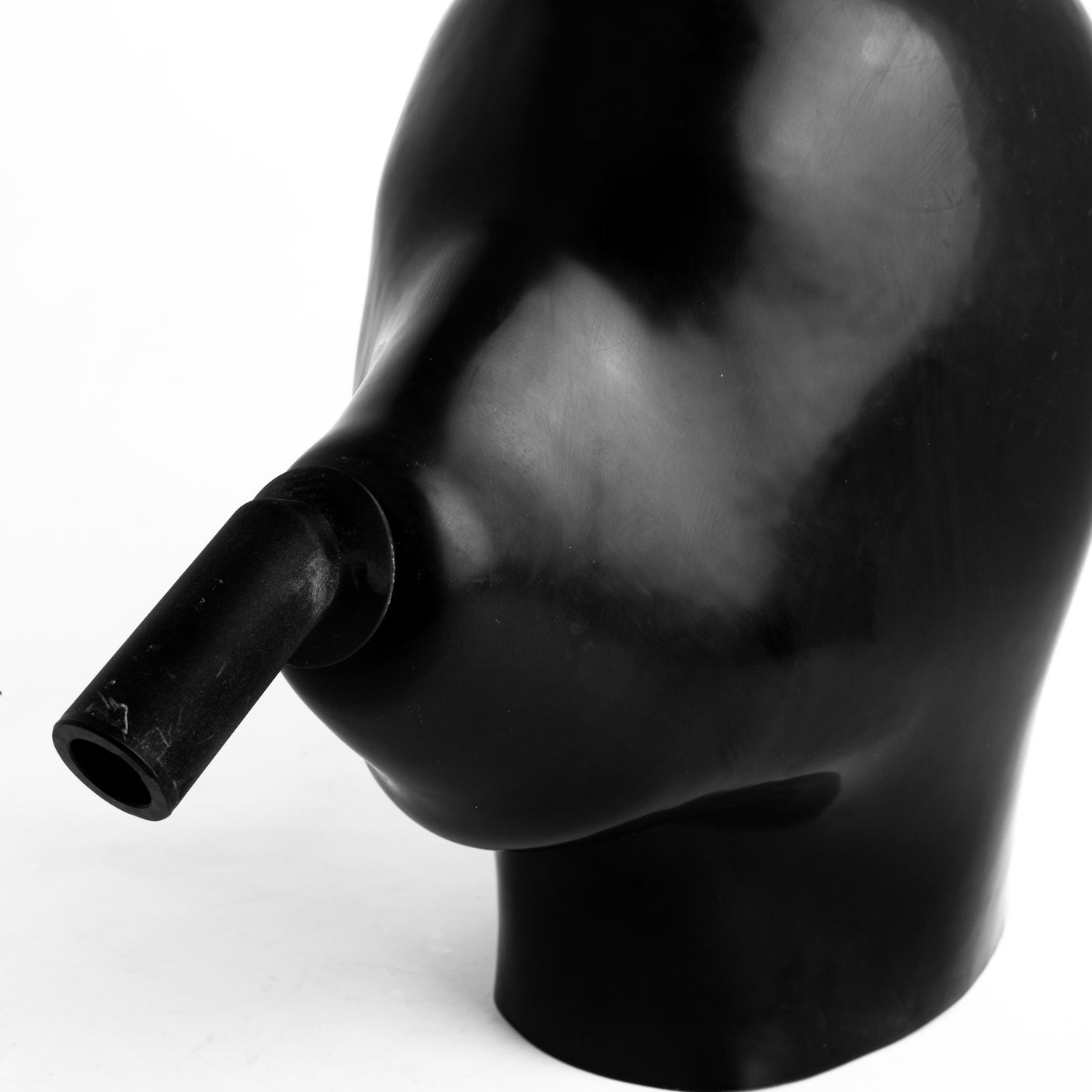 Studio Gum Heavy Rubber Anaesthesia Mask, Black, No Eyes, Size 41