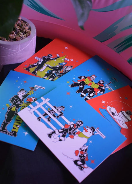 "Traditional" Xmas Card Pack from James Newland Illustration.