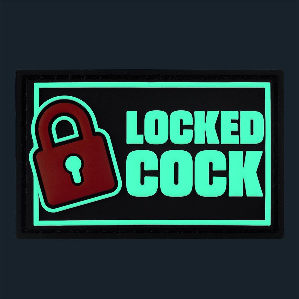 Velcro Fetish Tag, LOCKED COCK from Fuck & Fist.