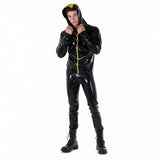 Zip Up Rubber Hoodie // Made to Order from REGULATION.