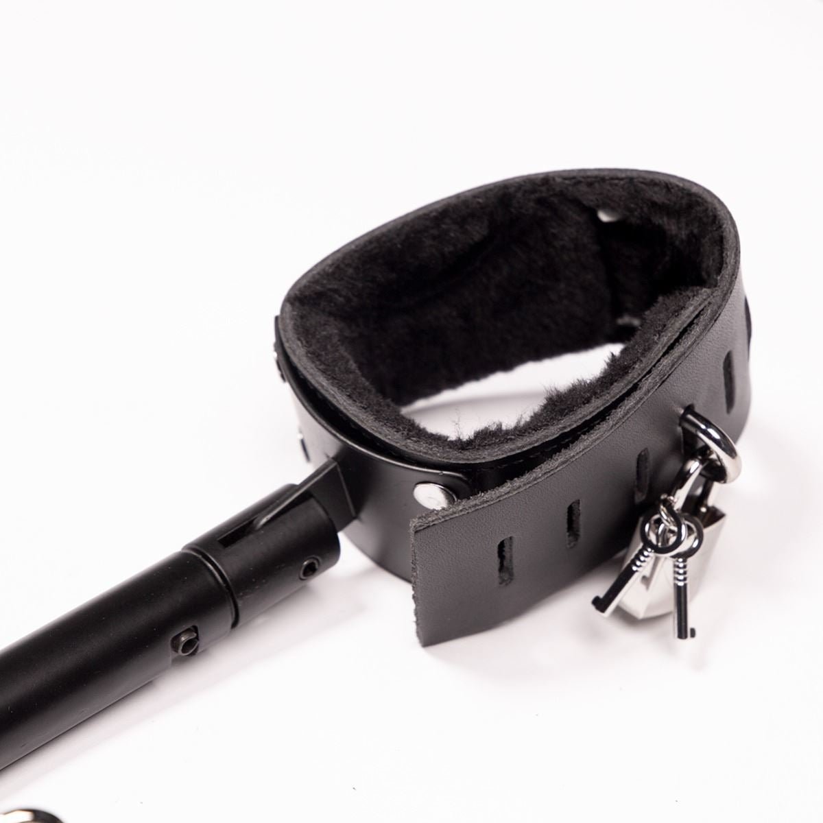 Adjustable Metal Bondage Stocks from SM Domain.