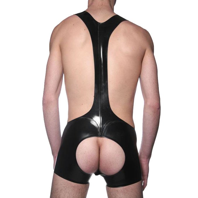 Backless Rubber Wrestling Suit from REGULATION.