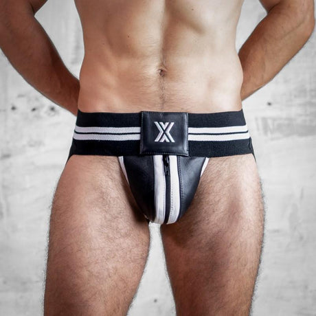 BOXER Mega Jock, Black/White from Boxer Barcelona.