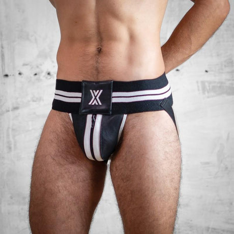 BOXER Mega Jock, Black/White from Boxer Barcelona.