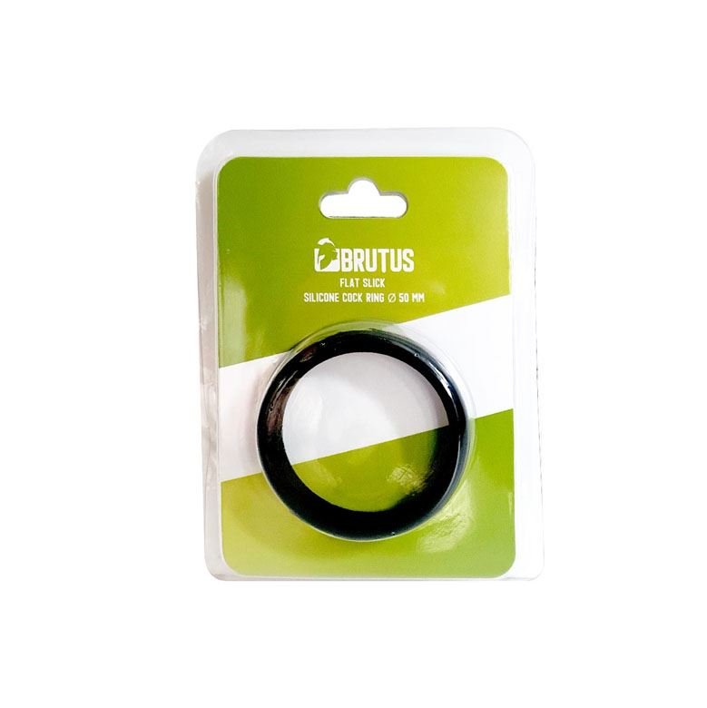 Brutus Flat Slick Silicone Cock Ring from Brutus.