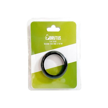 Brutus Flat Slick Silicone Cock Ring from Brutus.