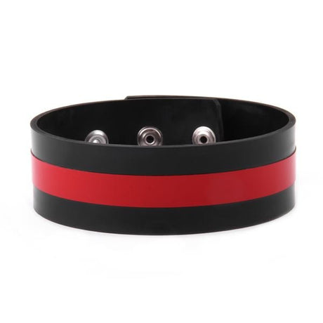 Centre Stripe Rubber Bicep Strap from REGULATION.