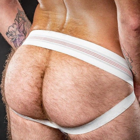 Classic Jock 2" White from Mr S Leather.