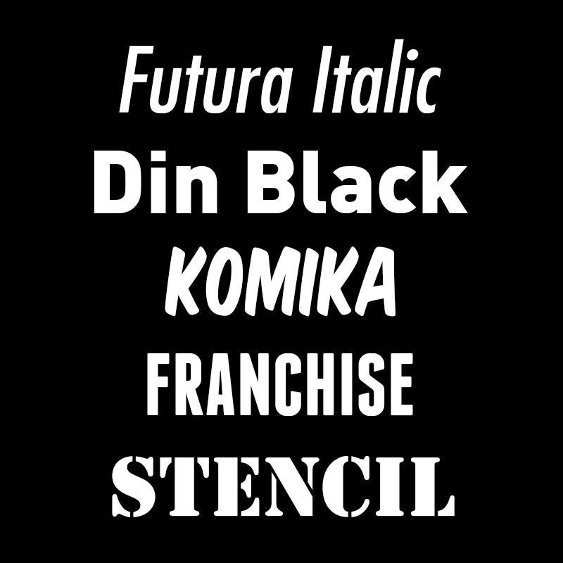 Custom Lettering on Rubber from REGULATION.