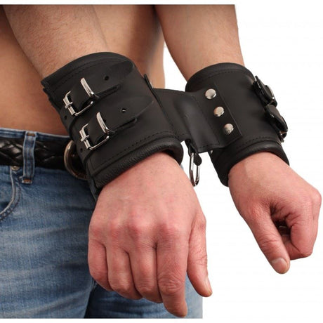 Deluxe Leather Handcuffs from The Red.