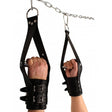 Deluxe Leather Suspension Cuffs With Bar from The Red.