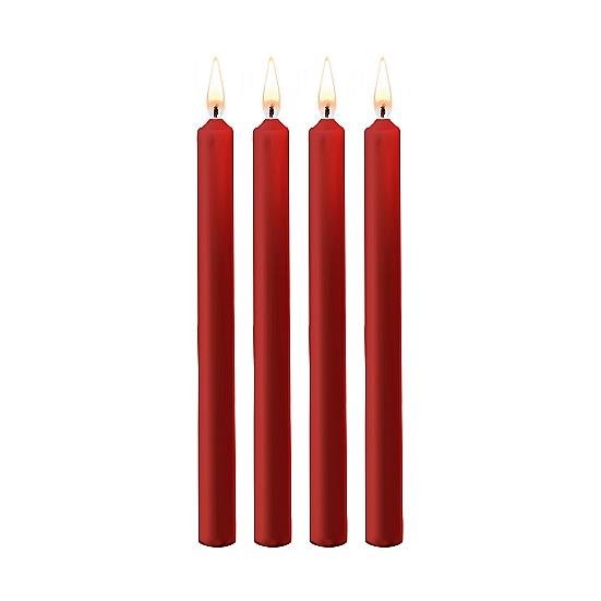 Dripping Paraffin Wax Candles, Red from Ouch!.