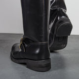 Embossy Leather Biker Boots from Embossy.