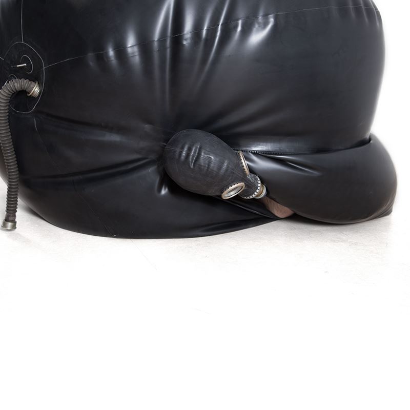 Aufblasbarer Bondageball aus Gummi