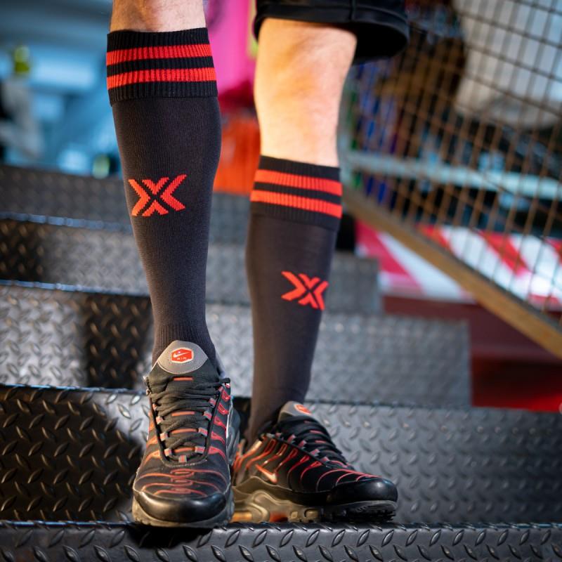 Football Socks, Fist, Black/Red from Boxer Barcelona.