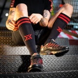 Football Socks, Fist, Black/Red from Boxer Barcelona.