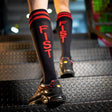 Football Socks, Fist, Black/Red from Boxer Barcelona.