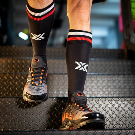 Football Socks, Master, Black/Red/White from Boxer Barcelona.