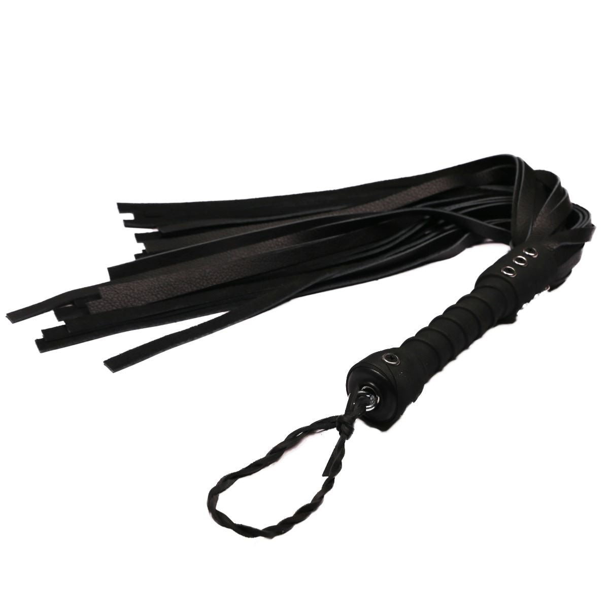 Full Size Flogger, Cowhide, Pro Grip from Bare Leatherworks.