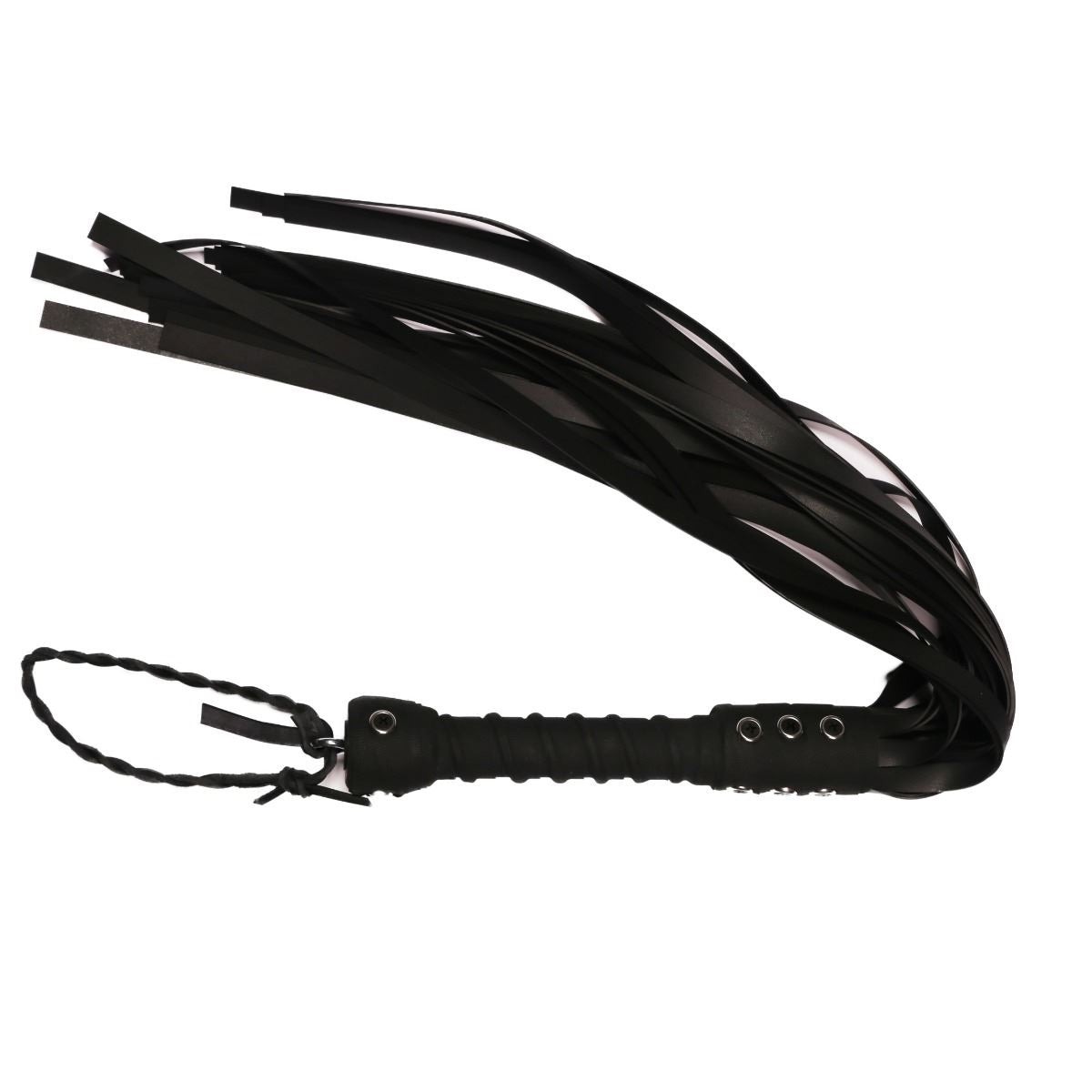 Full Size Flogger, Rubber, Pro Grip from Bare Leatherworks.