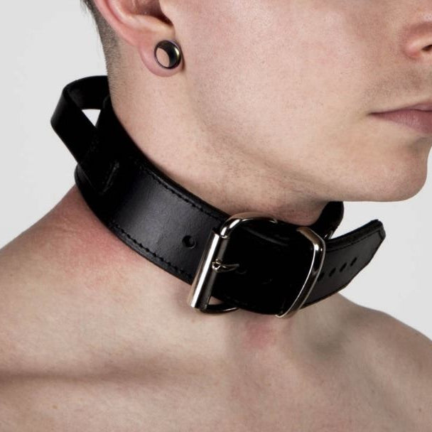 Leather Agitation Collar from REGULATION.