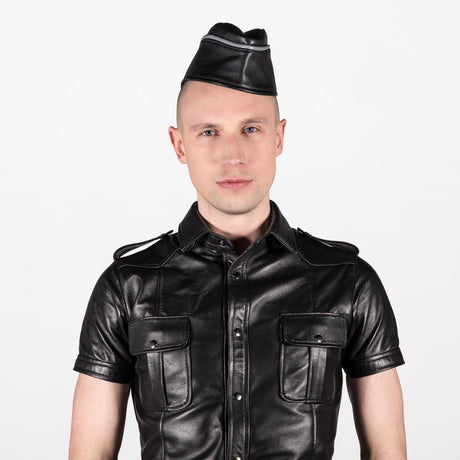 Leather Uniform Forage Cap from Rufstok.