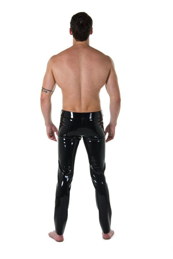 Low-Rise Rubber Jeans from REGULATION.