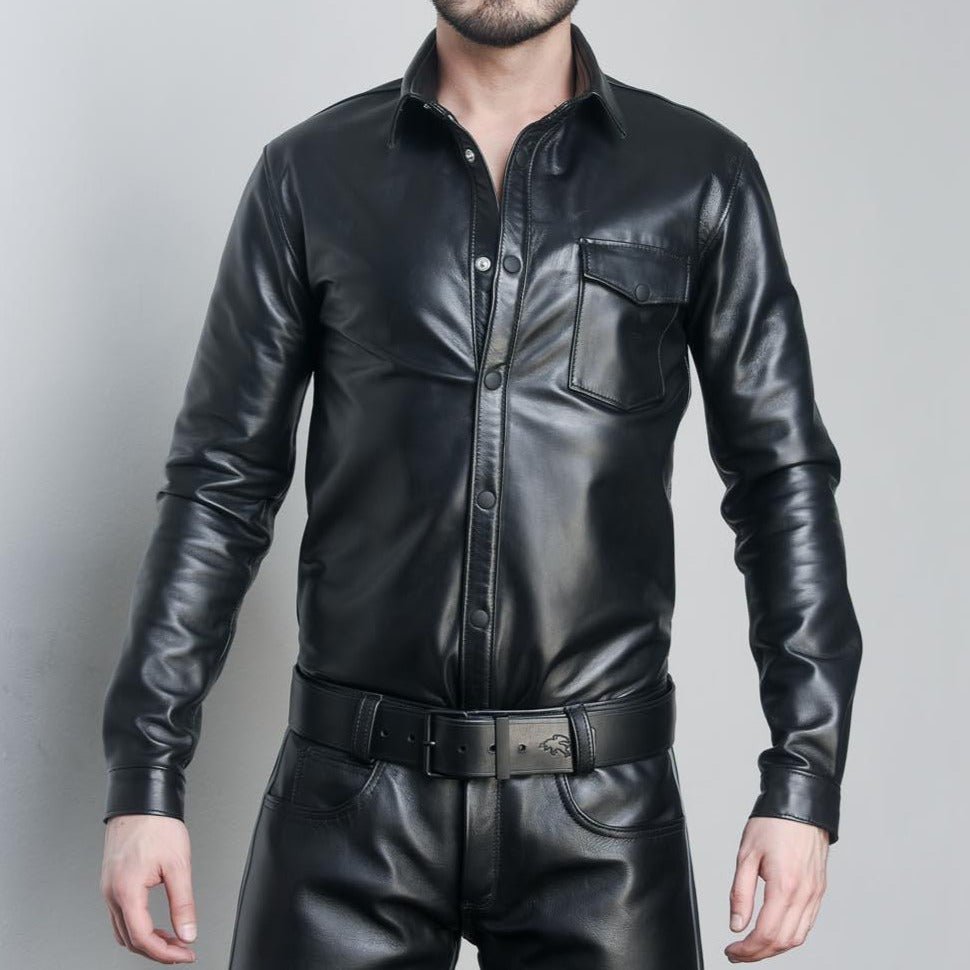 Omaha Leather Shirt from Rufstok.