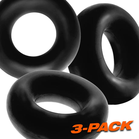 OXBALLS Fat Willy, 3 Pack, Black from Oxballs.