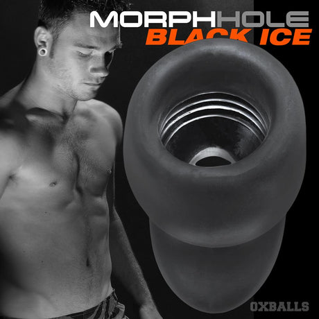 OXBALLS Morphhole, Gaper Plug, Black Ice from Oxballs.