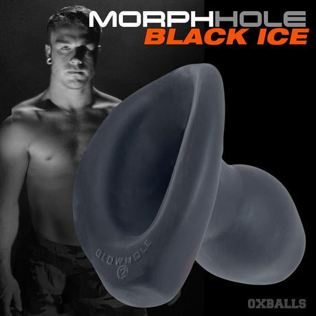 OXBALLS Morphhole, Gaper Plug, Black Ice from Oxballs.