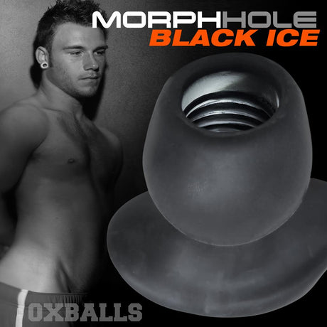 OXBALLS Morphhole, Gaper Plug, Black Ice from Oxballs.