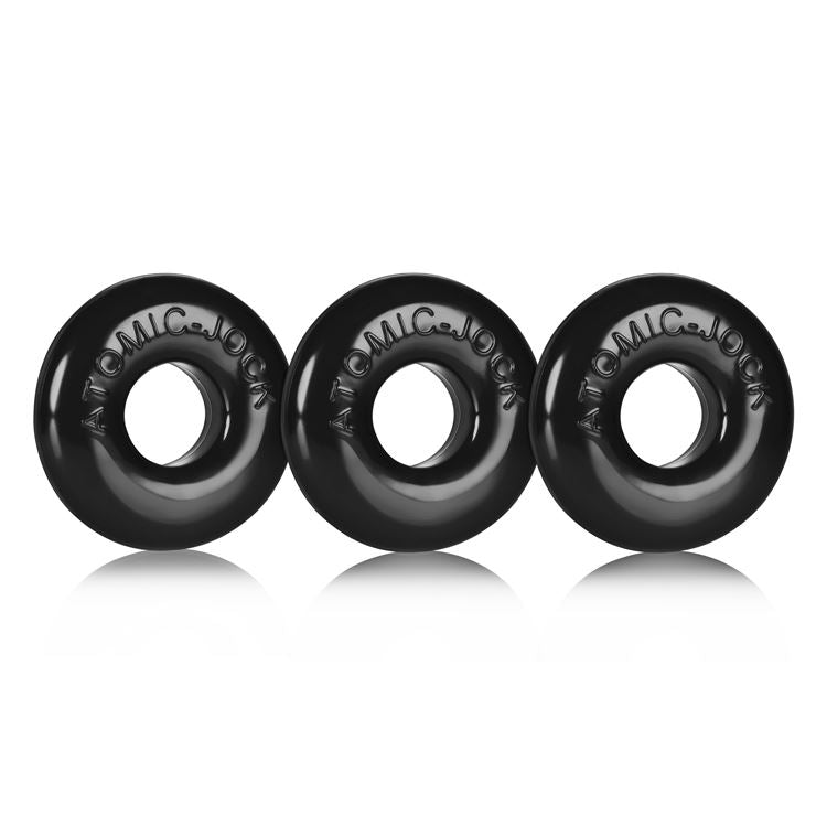 OXBALLS Ringer Cock Ring 3 Pack, Black from Oxballs.
