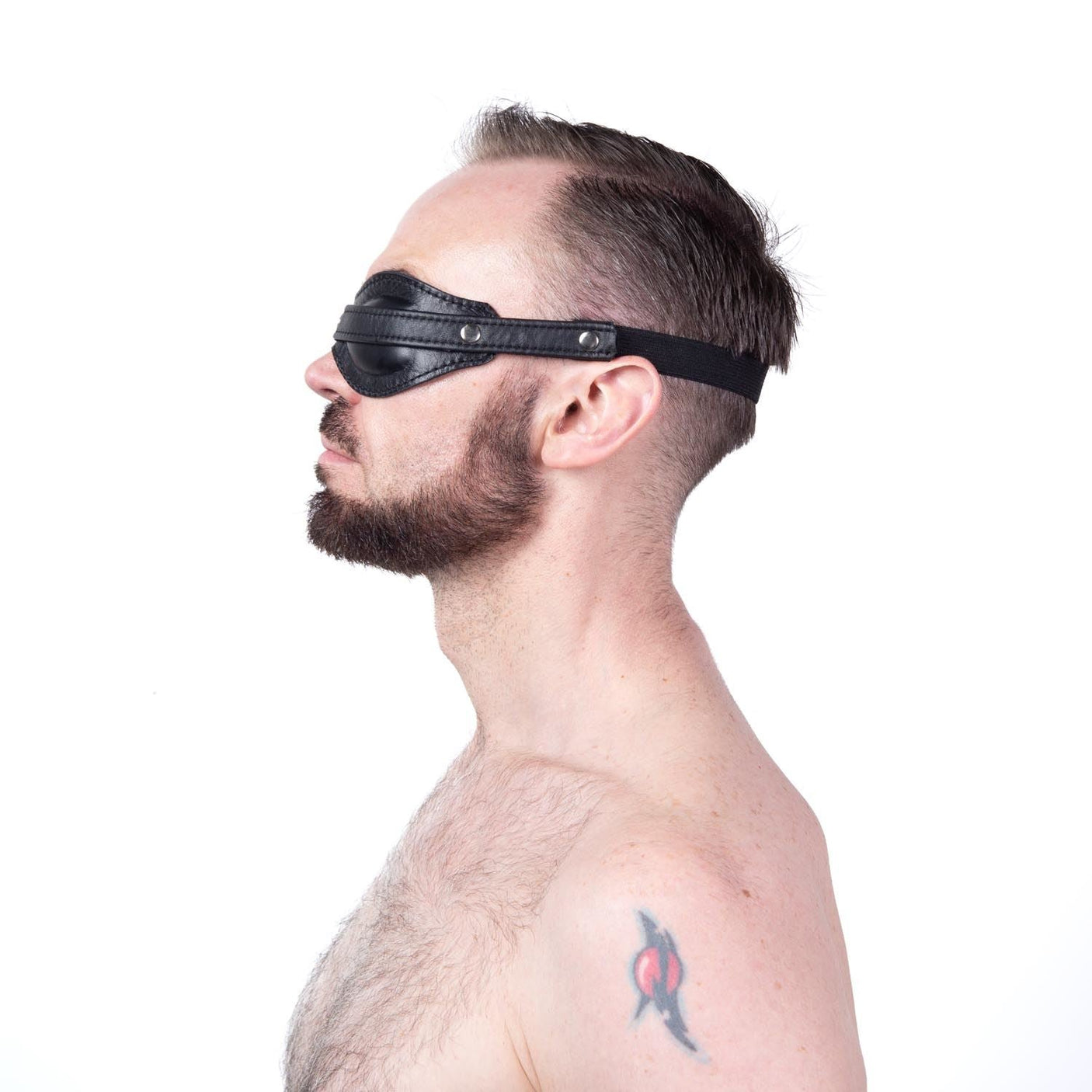 Padded Blindfold, Leather from Mr S Leather.