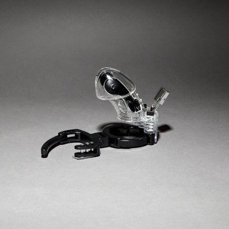 Pubic Enemy No 3, Electro Chastity Cage from Mystim.
