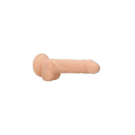 Realrock Silicone Dildo with Balls, 7", Dual Density, Flesh from Realrock.