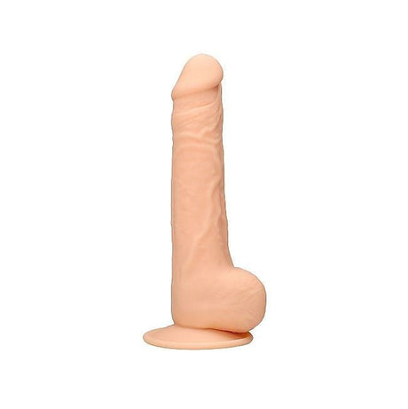 Realrock Silicone Dildo with Balls, 7", Dual Density, Flesh from Realrock.