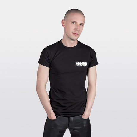 REGULATION Cotton Tee #19, Black from REGULATION.