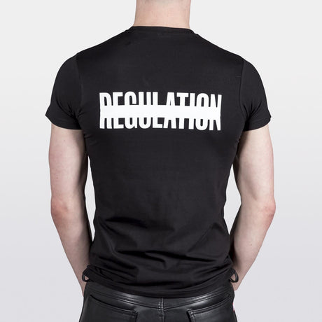 REGULATION Cotton Tee #19, Black from REGULATION.