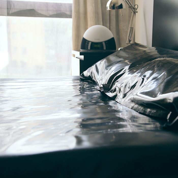 Drap De Lit En Vinyle LUX FETISH - Neuf, Pour Ambiance Sensorielle Ou Décor