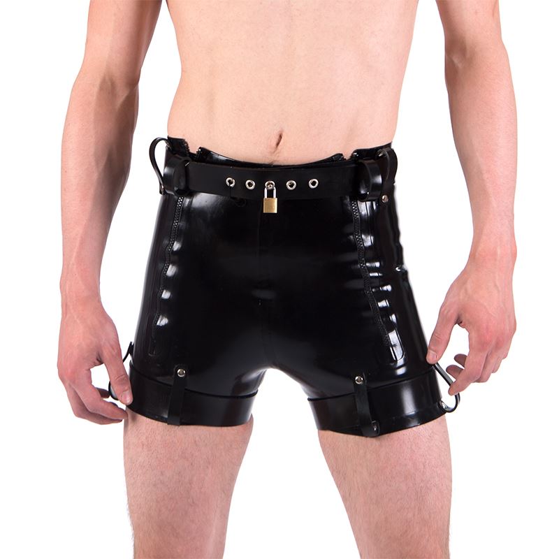 Rubber Chastity Shorts from REGULATION.