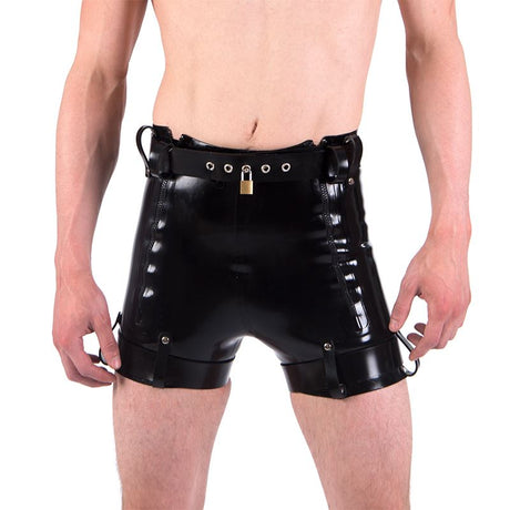 Rubber Chastity Shorts from REGULATION.