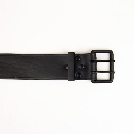 Rufstok 2" Leather Belt, Double Prong from Rufstok.