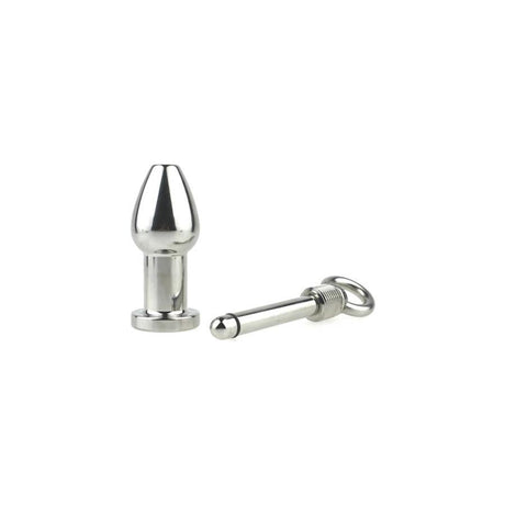 Screw Shut Anal Tunnel Plug, Stainless Steel from REGULATION.