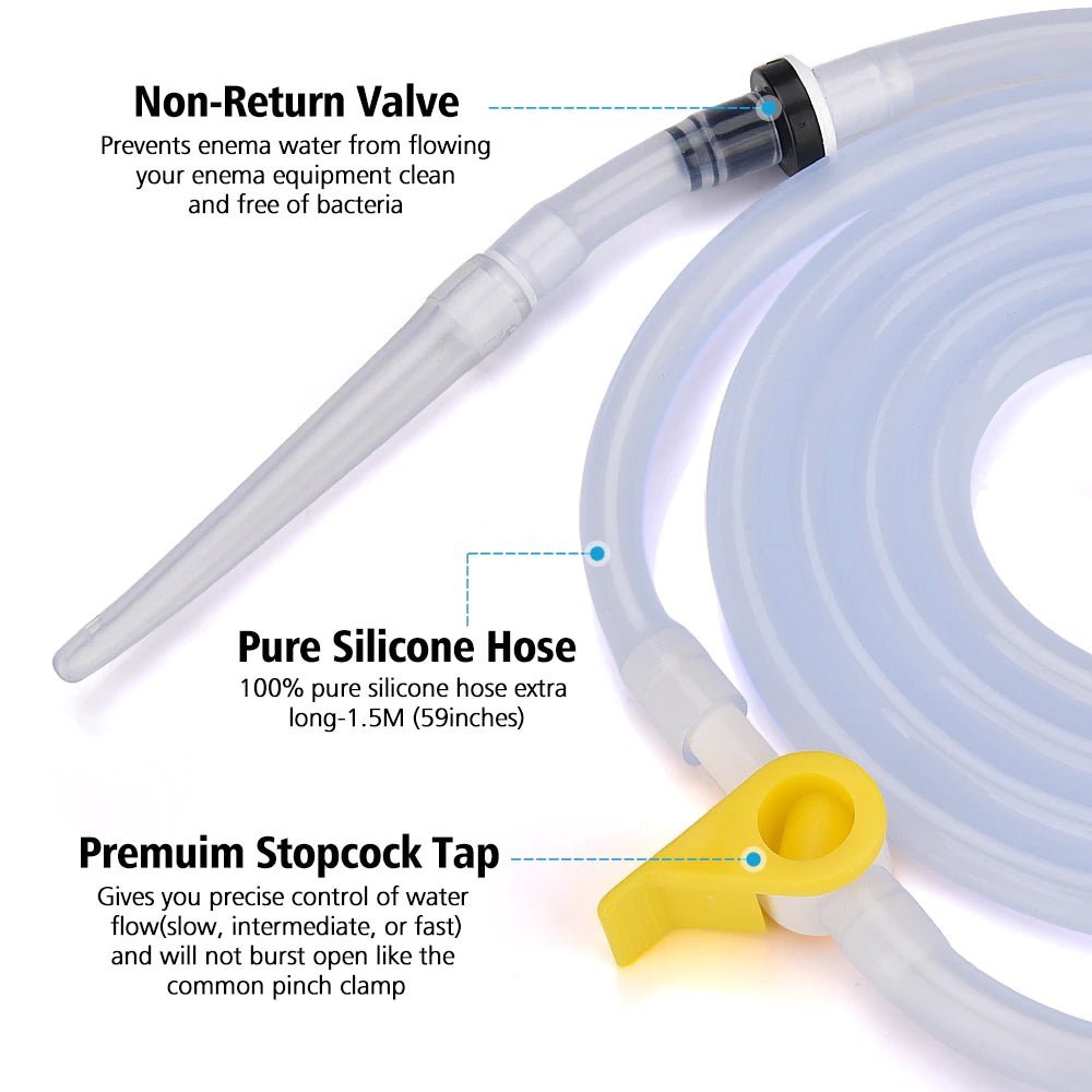 Silicone Enema Bag Kit from Hailicare.