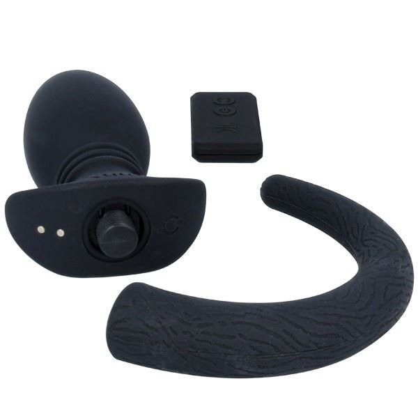 Silicone Puppy Tail Pro, Remote Control, L from Titus.
