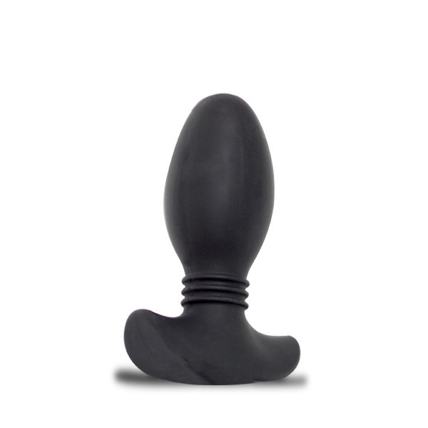 Silicone Ribbed Butt Plug, Medium from Titus.