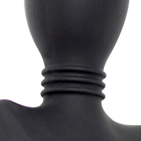 Silicone Ribbed Butt Plug, Medium from Titus.