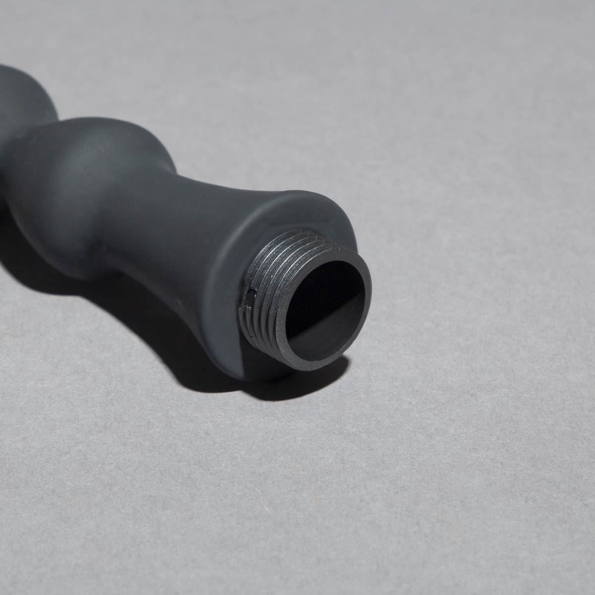 Silicone Showershot & Enema Attachment, Ribbed from xPlayx.